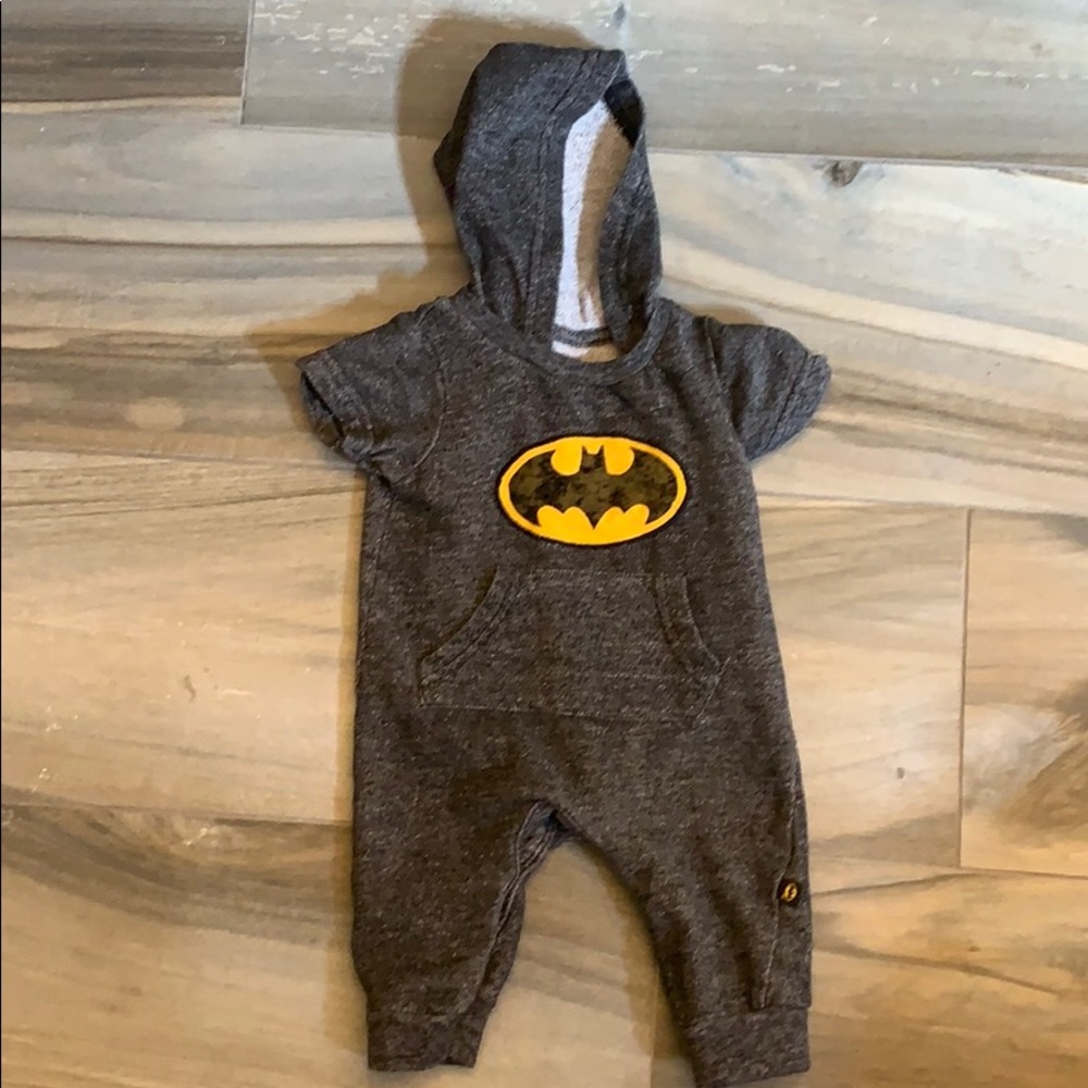 Infant boy Batman romper